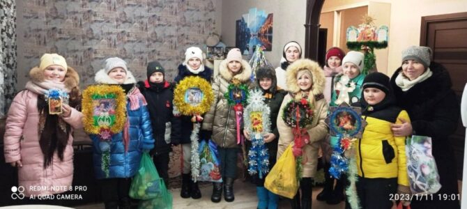 Рождественская акция «Время славить Христа» прошла в Хотмыжске