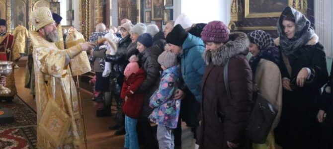 Соборное богослужение в честь престольного праздника Стригуновского храма